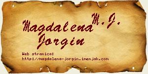 Magdalena Jorgin vizit kartica